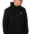 Felpa Zip Logo Uomo 8NPM38NERO EA7
