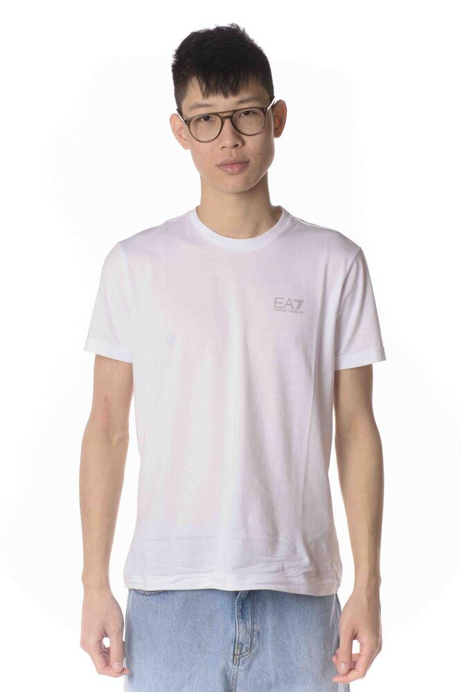 T-Shirt Logo Uomo Bianca TS8NPT51BIANCO SILVER EA7
