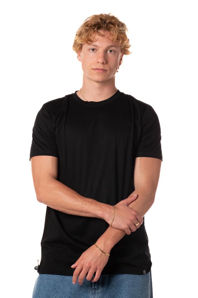 Tshirt Filo Scozia Uomo MV-021NERO TELAMIRA