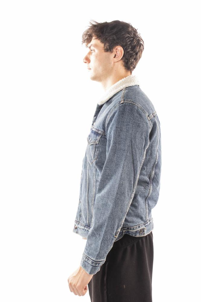 Giacca Sherpa Trucker Uomo blu 16365-0128DENIM LEVIS