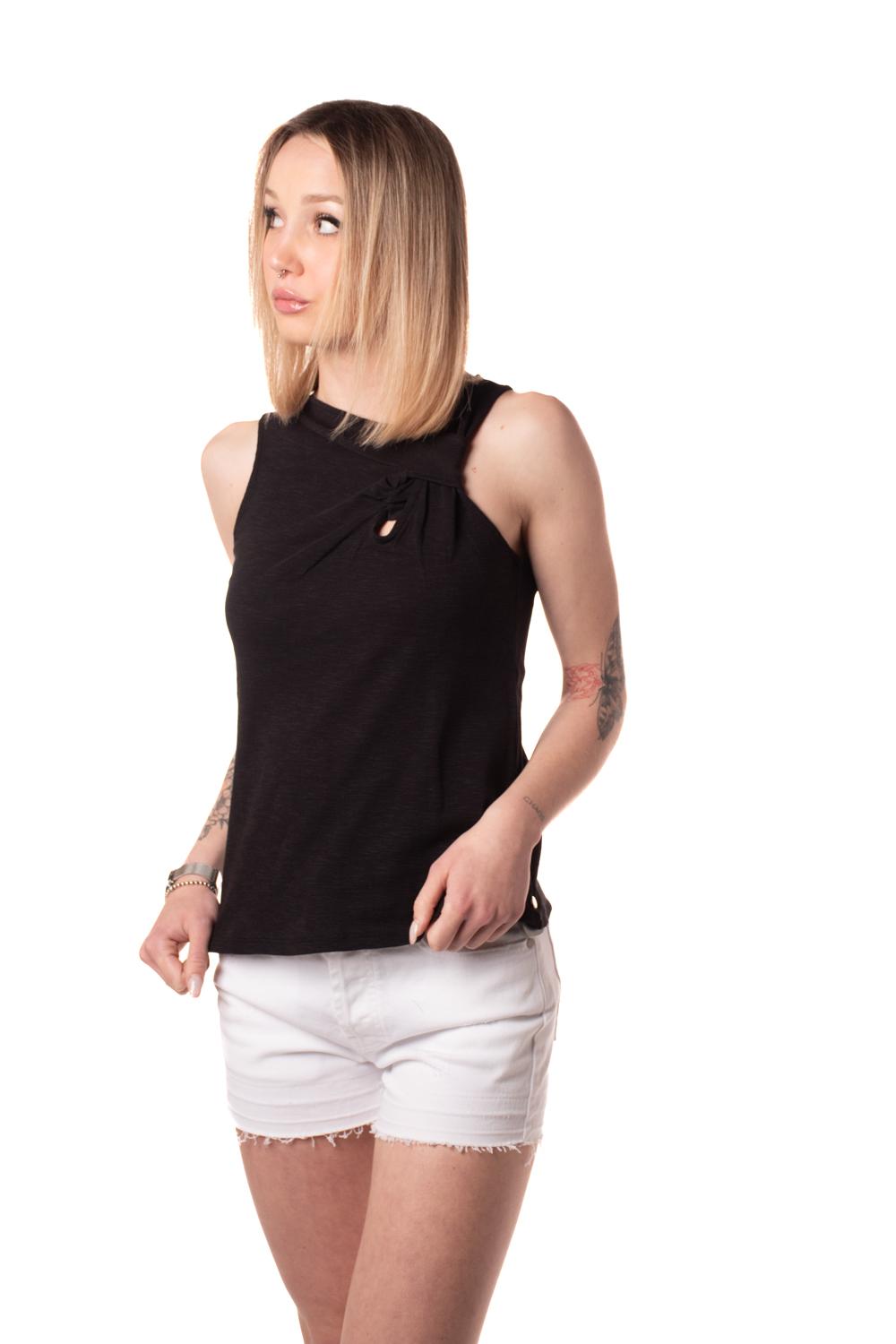 canotta amy donna nera 15322486NERO JACQUELINE DE  YONG