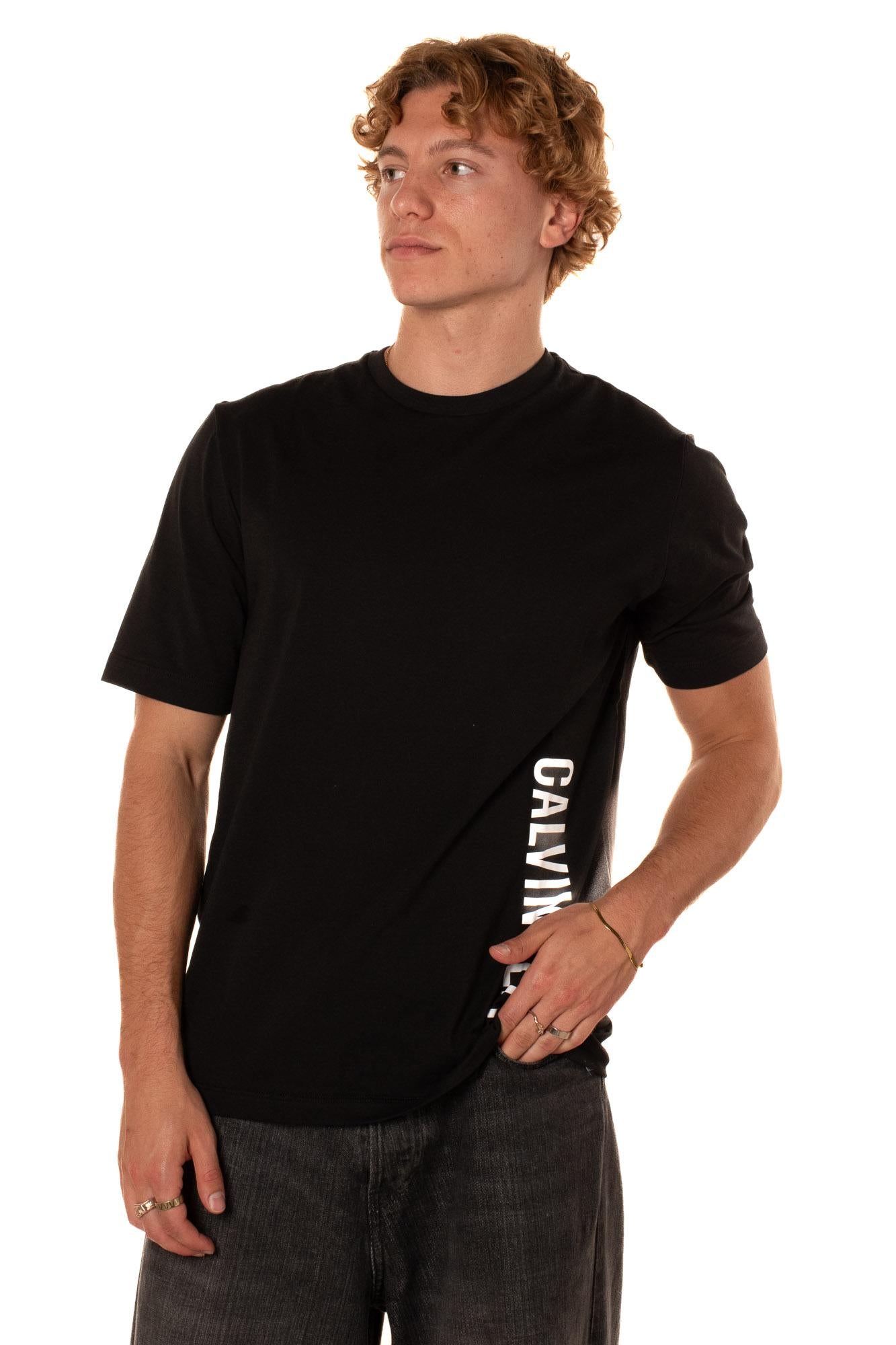 Tshirt Vertical Logo Uomo 