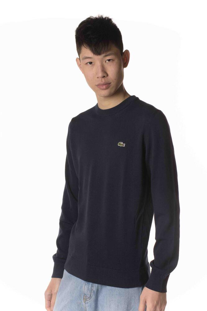 Pullover Cotone Uomo Blu 
