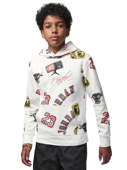 Felpa stampa all over bambino multicolor 95C897-782MULTICOLOR JORDAN