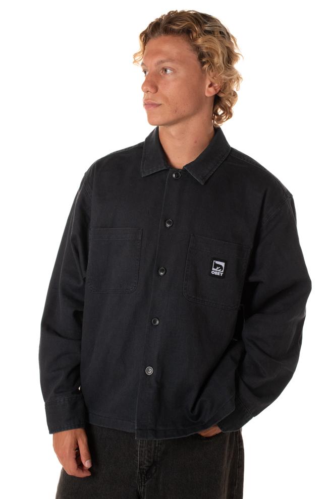 Camicia Harvey Uomo 121160066NERO OBEY