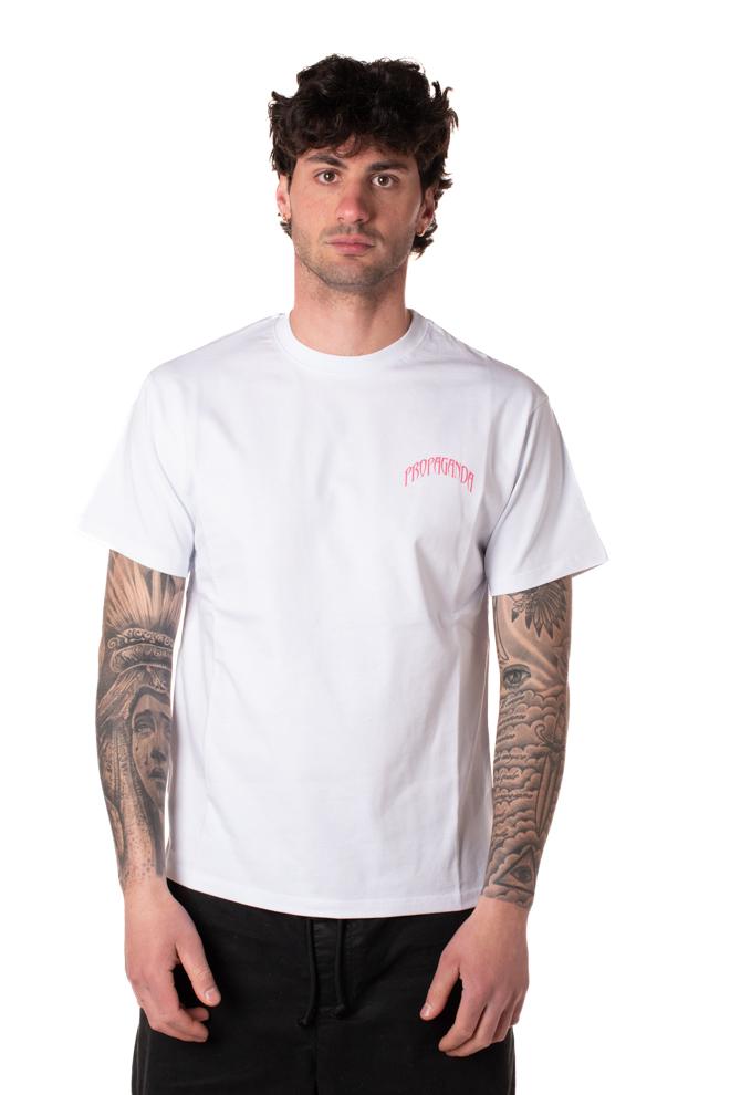 Tshirt Panther Uomo 25PRTS881BIANCO PROPAGANDA
