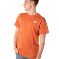 Tshirt Box Uomo NF0A87NPARANCIO THE NORTH FACE