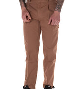 Pantalone Chino Uomo M2511123MARRONE BERNA