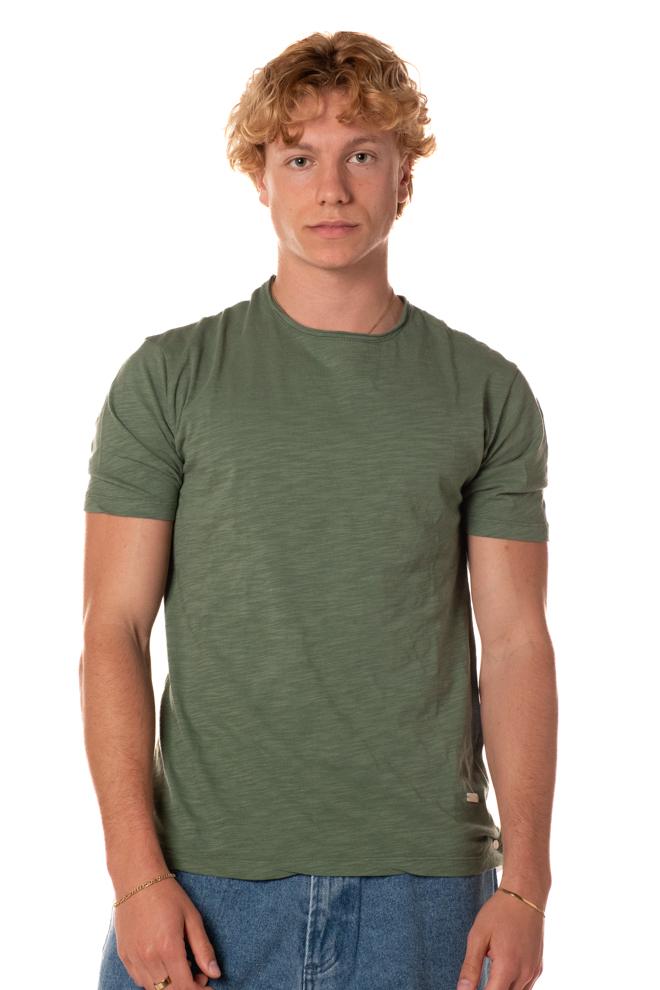T-Shirt Cotone Fiammato Uomo 