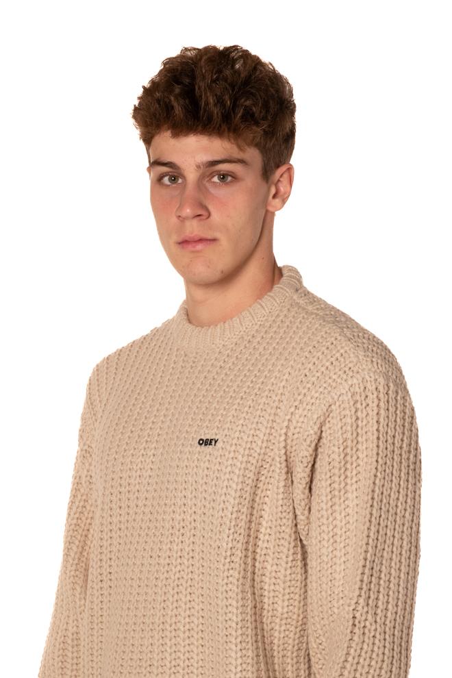 Maglione Chunky Uomo 151000105BEIGE OBEY