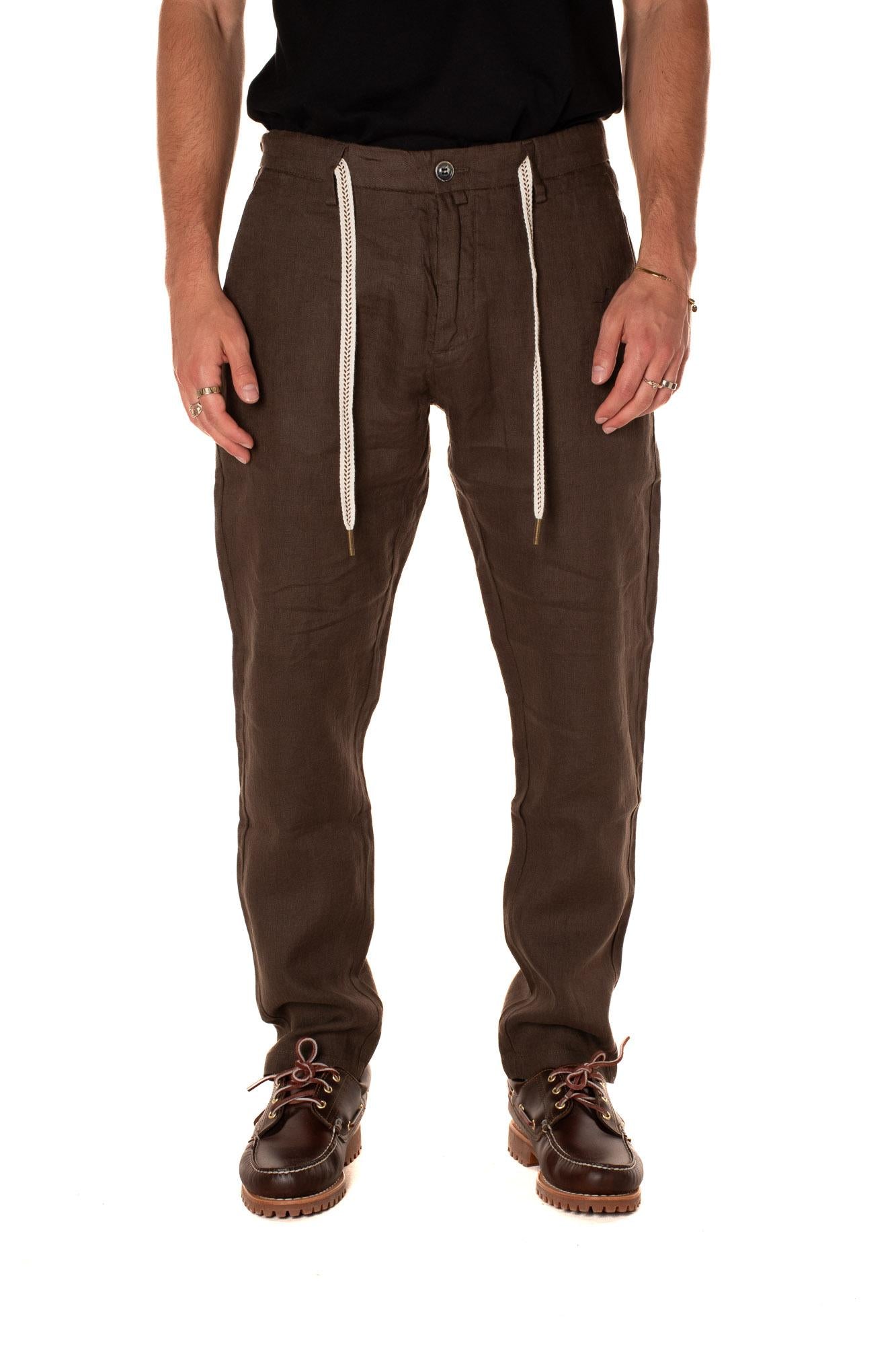 Pantalone Chino Lino Uomo 