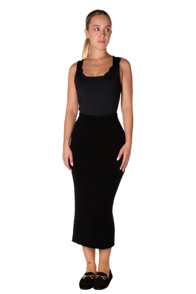Gonna Midi Donna GNC-P011NERO HAVEONE