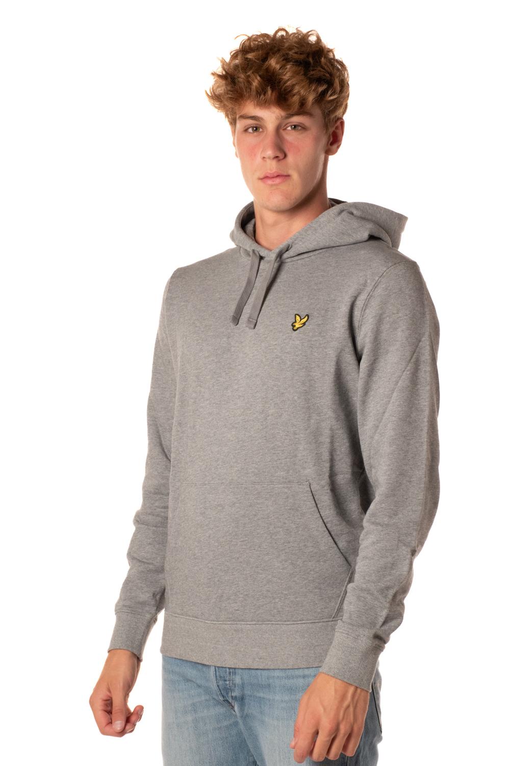 Felpa Logo Uomo ML416VOGMID GREY LYLE & SCOTT