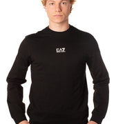 Felpa E7 Uomo 8NPM30NERO EA7