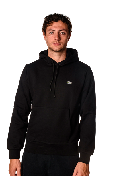 Felpa Cappuccio Uomo SH9623NERO LACOSTE