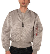 Bomber MA-1 Uomo F100101GRIGIO ALPHA INDUSTRIES