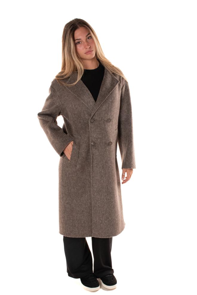 Cappotto Doppiopetto Donna KCT-P016MARRONE HAVEONE