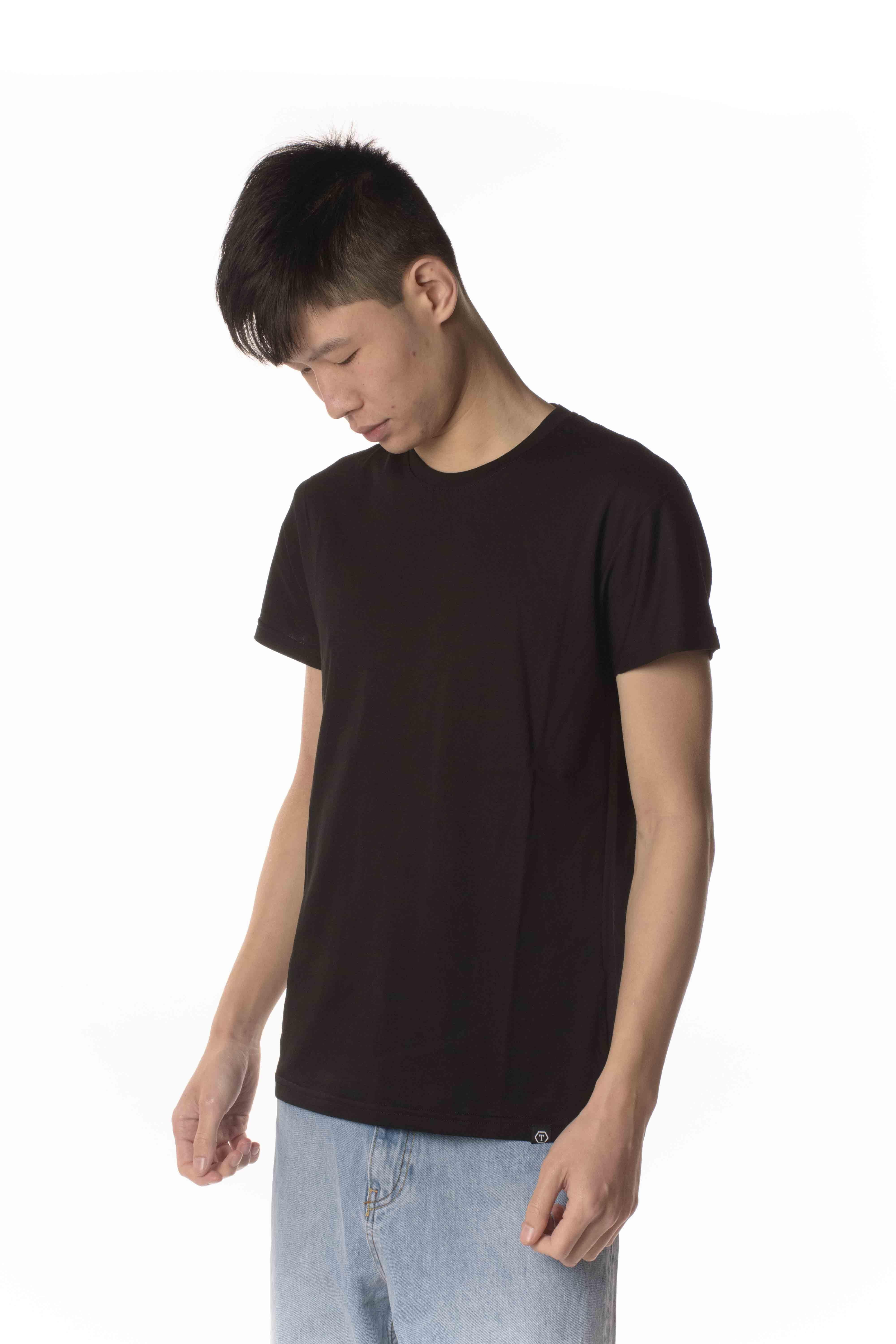 Telamira T-Shirt Girocollo Basic Uomo TS238NERO TELAMIRA