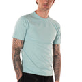 Tshirt Badge Uomo J302348CELESTE CALVIN KLEIN