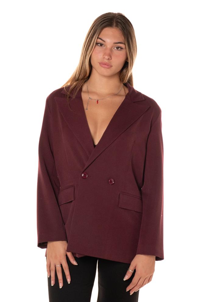 Blazer Doppiopetto Donna CBGI4696VINO CHERRY BLUE