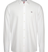 Tommy Jeans Camicia Classic Oxford Uomo DM15408BIANCO TOMMY JEANS