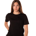 t-shirt basic donna nera 