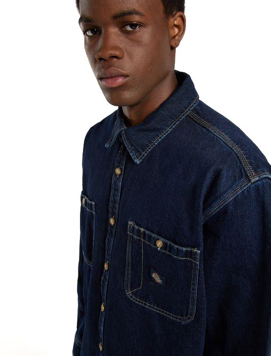 Camicia Jeans Mechanic Uomo DK0A87PXBLU DICKIES