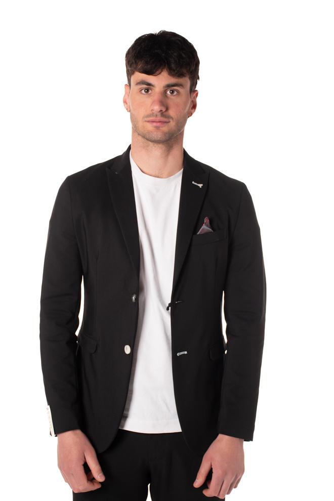 blazer slim fit uomo nero 243305NERO BERNA