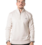 Felpa Half Zip Uomo M3574PORRIDGE FRED PERRY