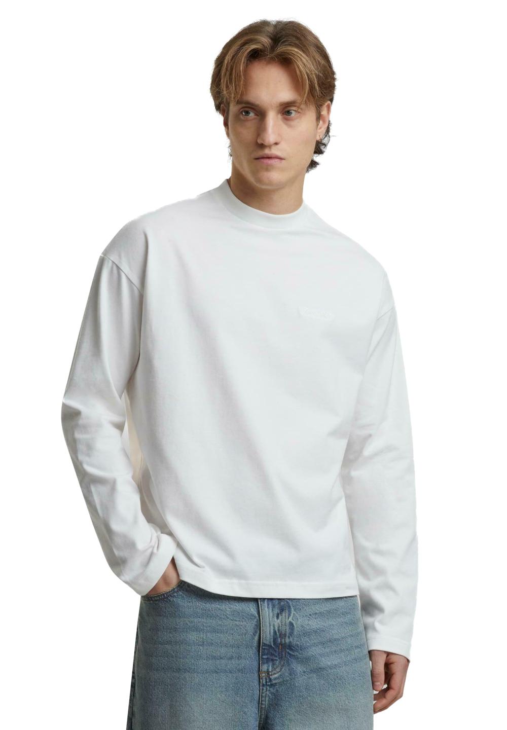 Tshirt Manica Lunga Ashford Uomo ASHFORD LONGSLEEVEBIANCO PROHIBITED