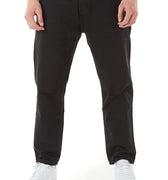 jeans carrot basic uomo nero 
