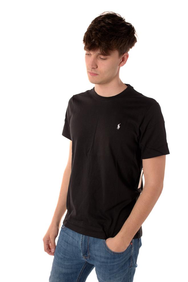 T-Shirt Basic Uomo Nera 