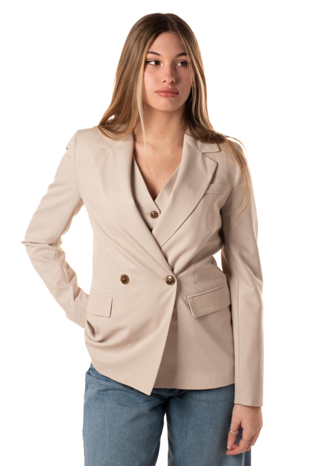 Blazer Doppiopetto Donna JVI-N009GRIGIO HAVEONE
