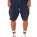 Bermuda Lino Logo Uomo 