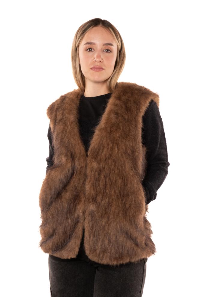 Gilet Dawn Donna 15354308MARRONE ONLY