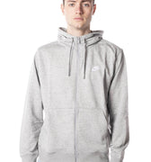 felpa zip club uomo grigio BV2648-063GRY NIKE