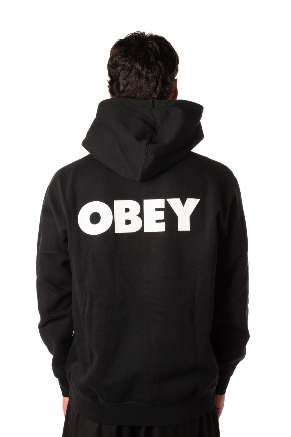 Felpa Bold Uomo 112842349NERO OBEY