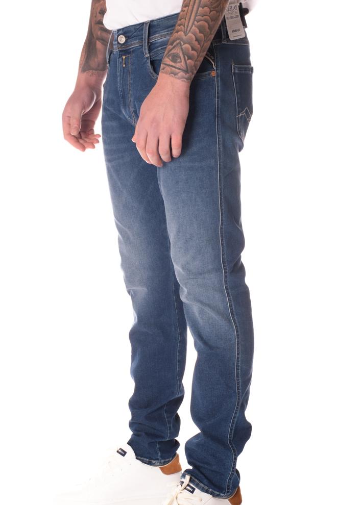 Jeans Anbass Hyperflex Uomo Blu M914Y.661OR1BLU REPLAY