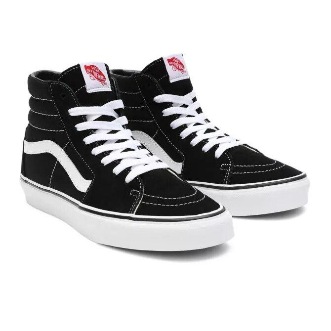 VANS SNEAKERS SK8-HI BLACK7WHITE 