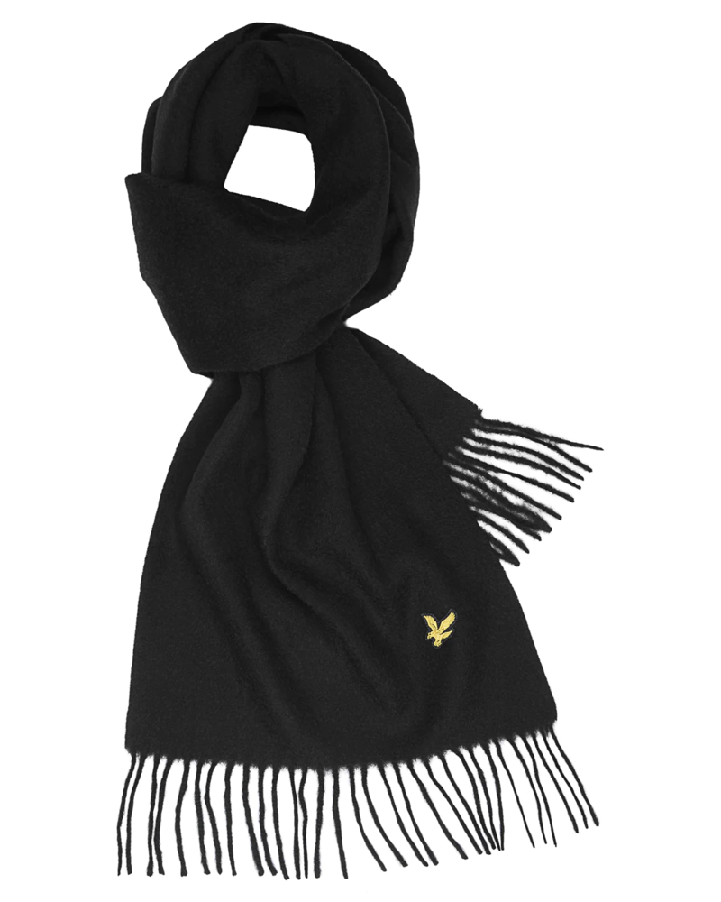 Sciarpa Lana Unisex Nera V11311ANERO LYLE & SCOTT