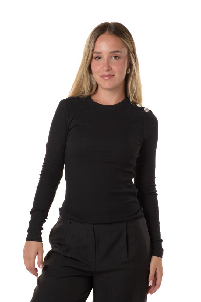 Maglia Ckeckie Donna 15330371NERO ONLY