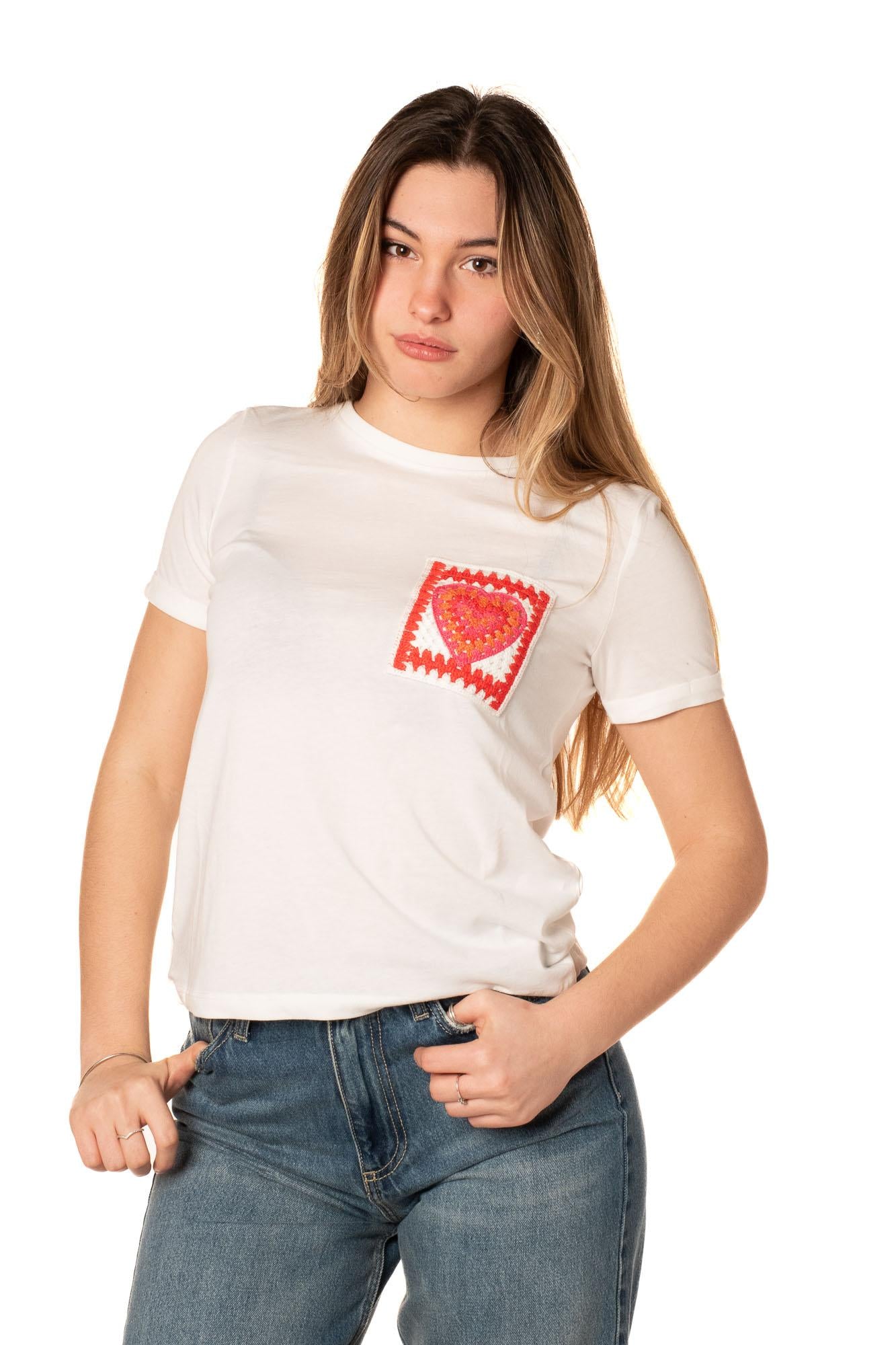 Tshirt Pocket Donna 