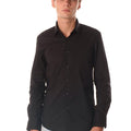 Camicia Slim Uomo Nera TE002NERO TELAMIRA