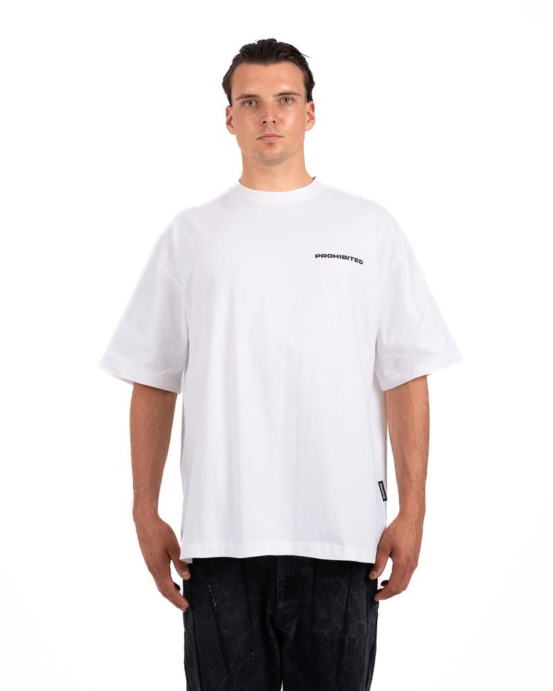 tshirt logo uomo bianco 