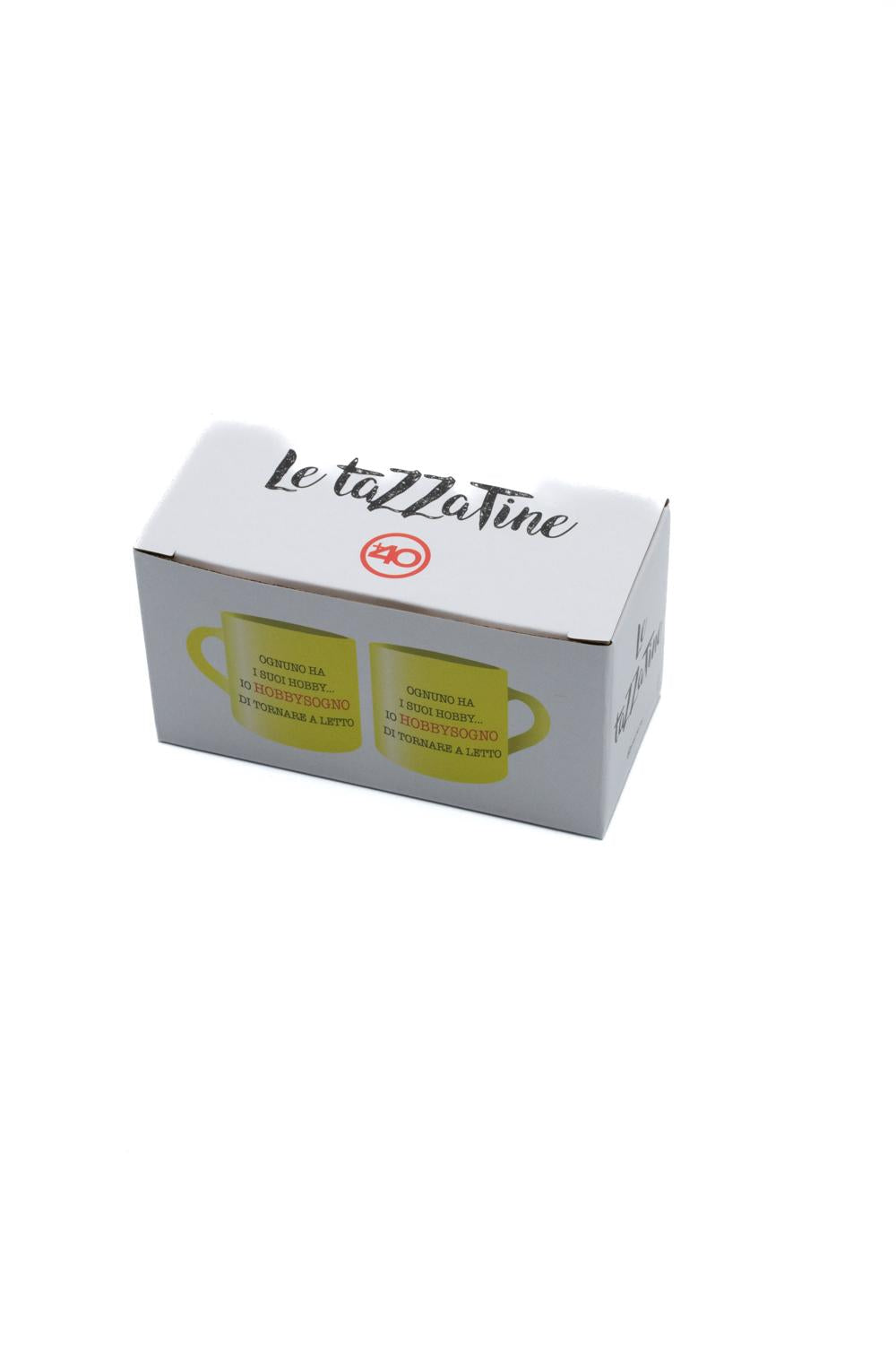 tazzine caffe hobby unisex COFFE HOBBYGIALLO PIU' FORTY