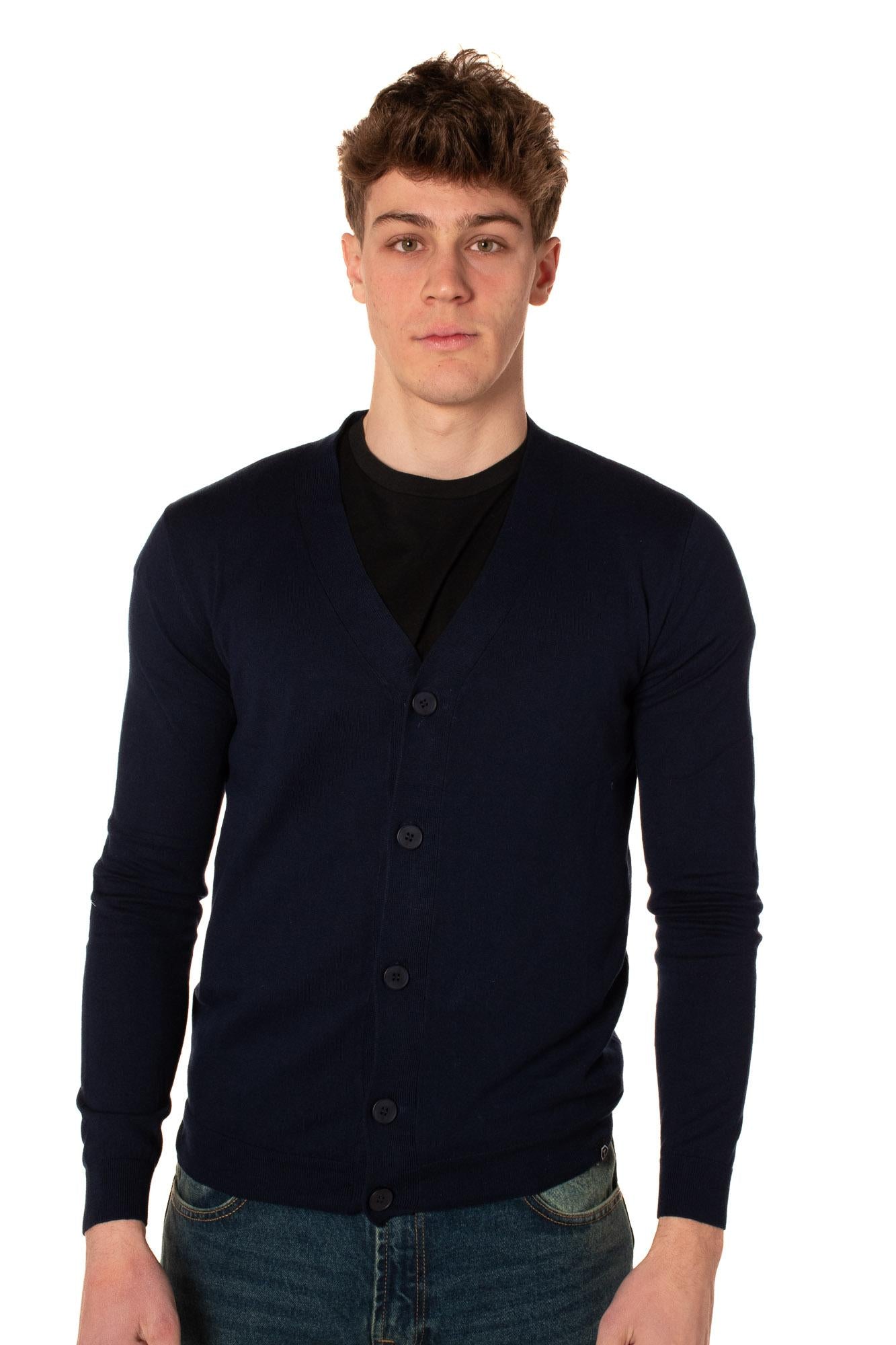Cardigan Basic Uomo 