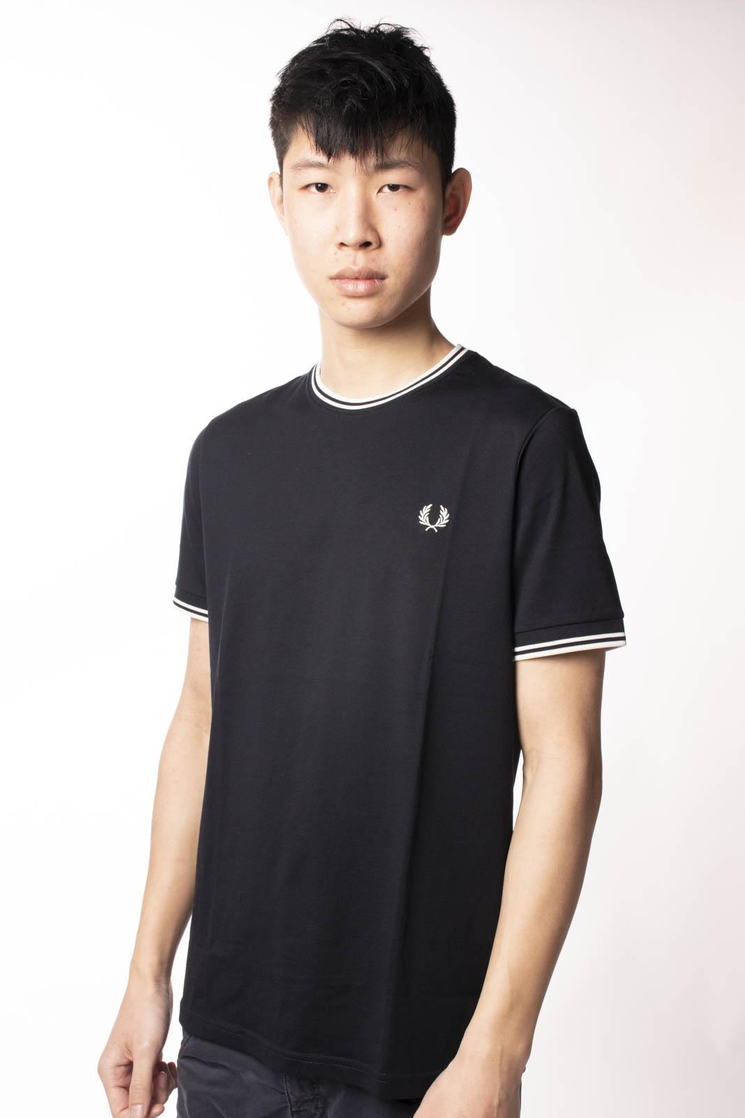 T-shirt Girocollo Uomo Blu 