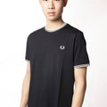 T-shirt Girocollo Uomo Blu 