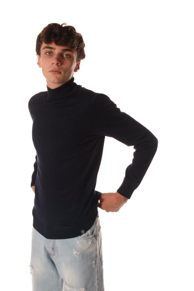 lupetto viscosa uomo RTM03BLU TELAMIRA