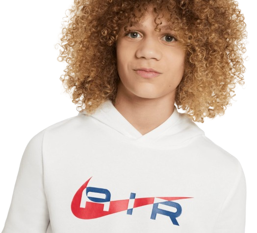 felpa air bambino bianca FV2341-100BIANCO NIKE